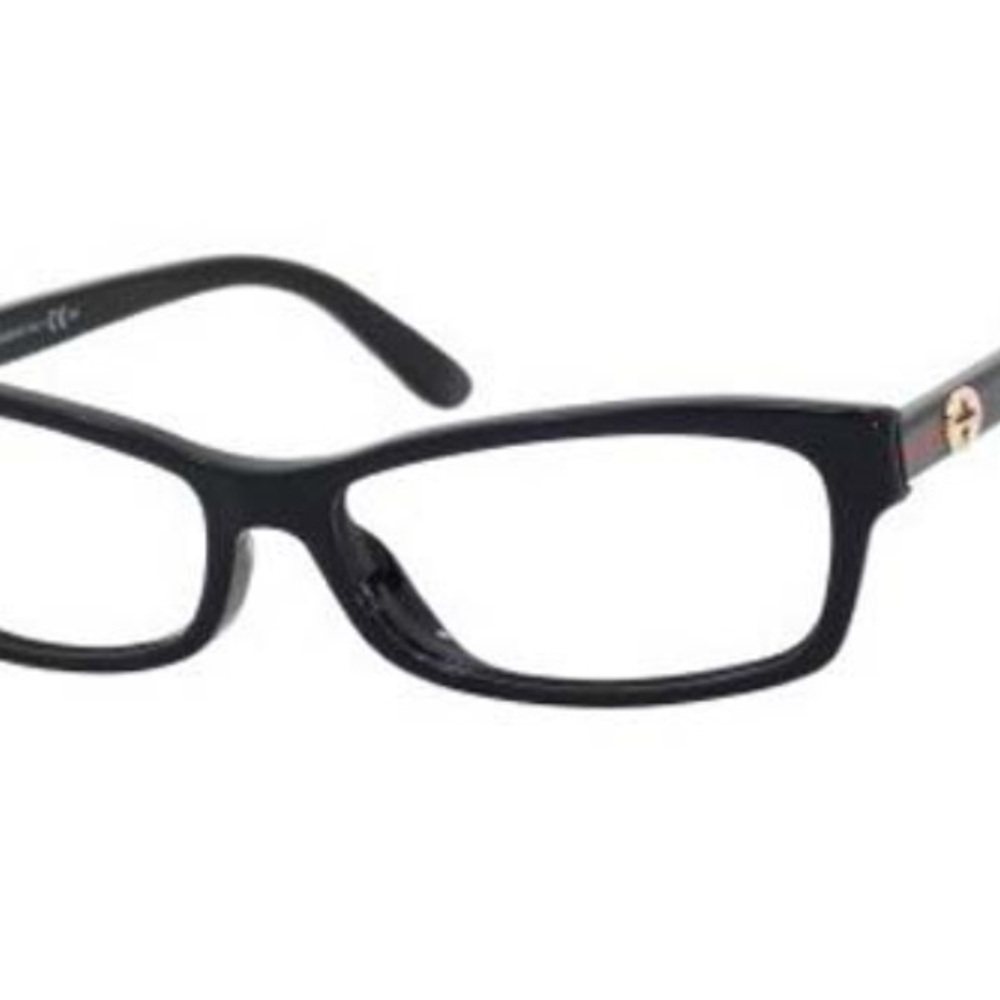 Gucci Black Rectangular Eyeglasses - image 1